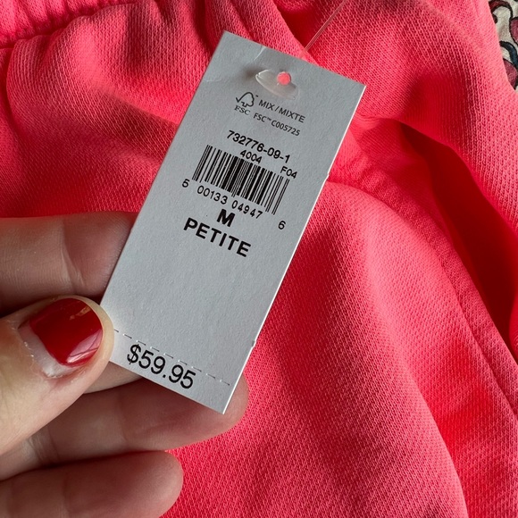 Gap Pink Women’s wide leg sweat pants - Picture 3 of 7